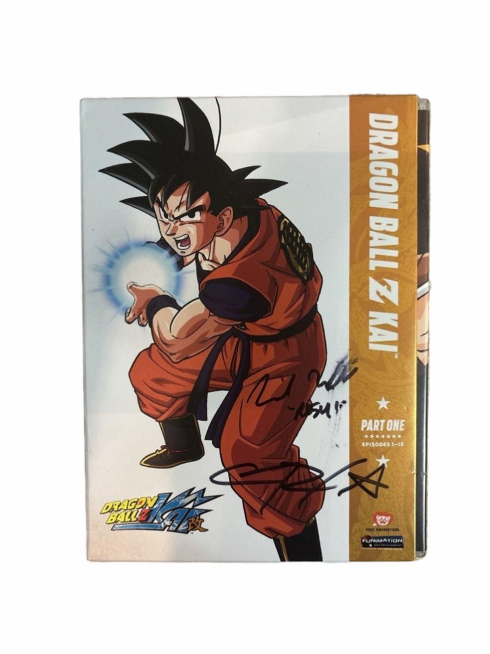 Dragon Ball Z DVD Christopher Sabat Sean Schemmel Autograph Part 1